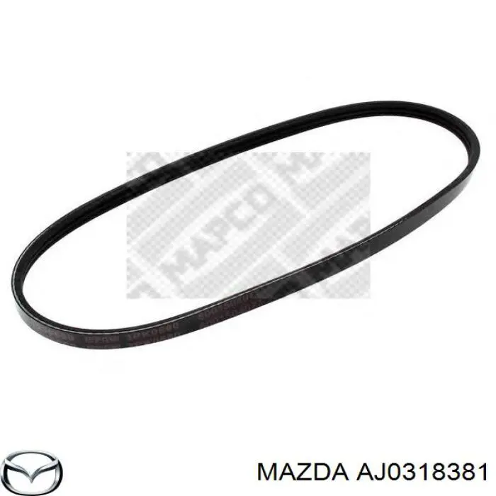 Клиновый ремень Mazda AJ0318381 цена, от 3.47 USD