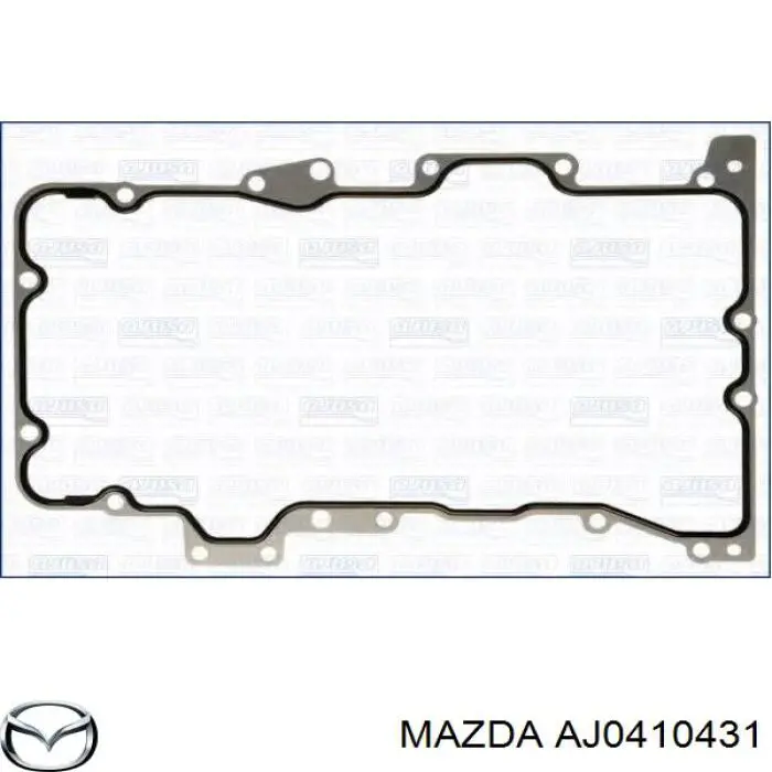 AJ0410431 Mazda прокладка поддона картера двигателя