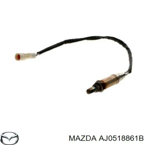 AJ0518861B Mazda лямбда-зонд, датчик кислорода после катализатора левый