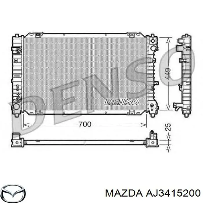 AJ3415200 Mazda 