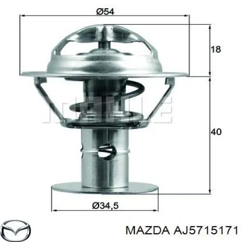 Купить Термостат Мазда Трибьют  EP
