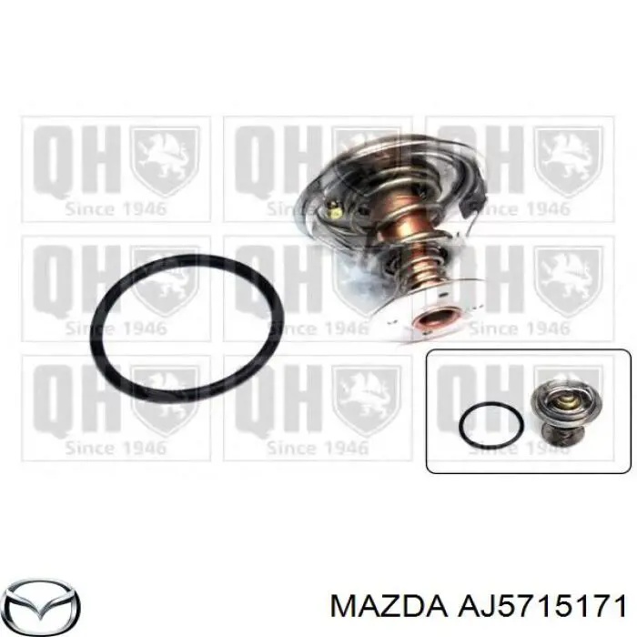 Термостат в сборе Мазда Трибьют 