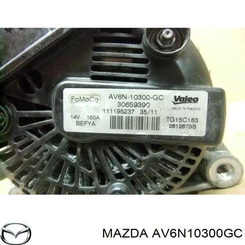 Купить AV6N10300GC Mazda Генератор
