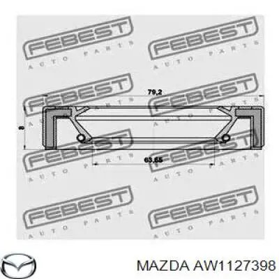 AW1127398 Mazda сальник полуоси переднего моста правой