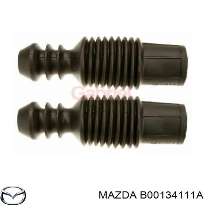 B00134111A Mazda Pára-choque (grade de proteção) de amortecedor dianteiro + bota de proteção