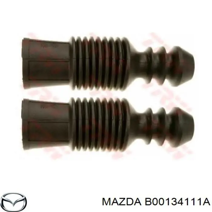 Pára-choque (grade de proteção) de amortecedor dianteiro + bota de proteção Mazda B00134111A preço, a partir de 23,37 USD