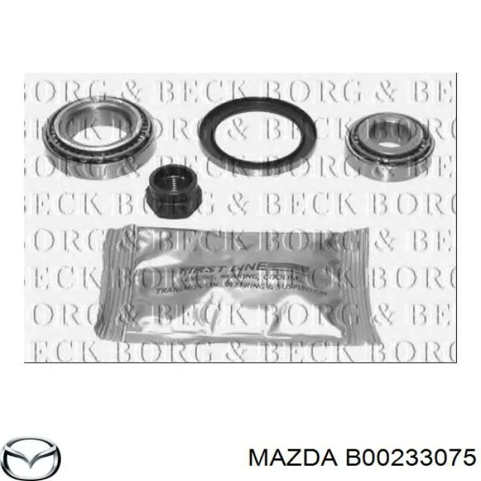 Подшипник ступицы задней наружный Mazda B00233075 цена, от 4.95 USD