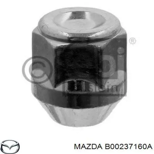 Tuerca de rueda B00237160A Mazda