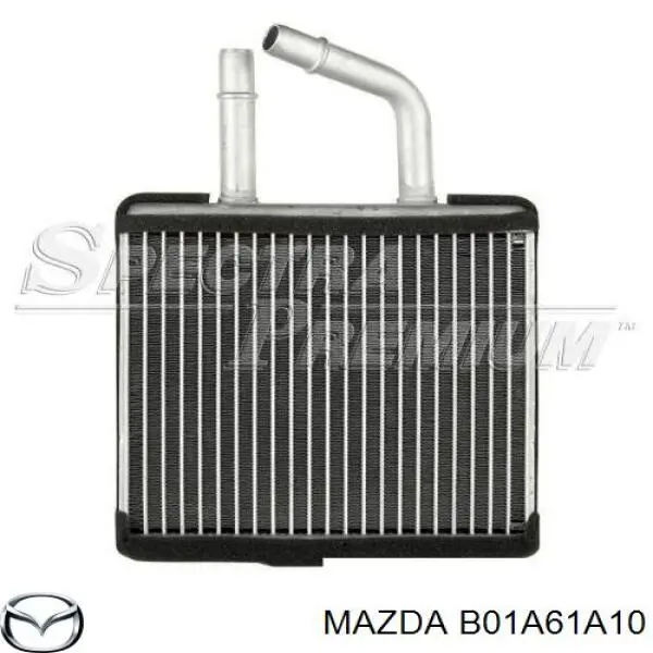 Радиатор печки (отопителя) Mazda B01A61A10