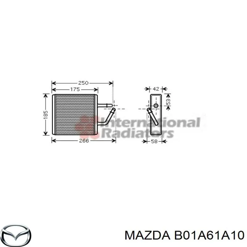 Радиатор печки (отопителя) Mazda 323 F V хэтчбек (BA) (1994 - 1998) цена, от 34.31 USD