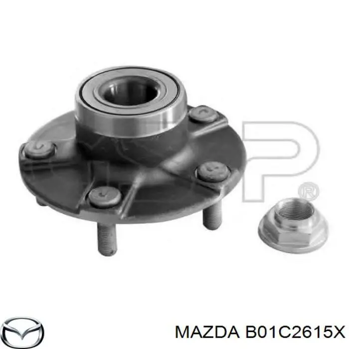 B01C2615X Mazda Ступица задняя