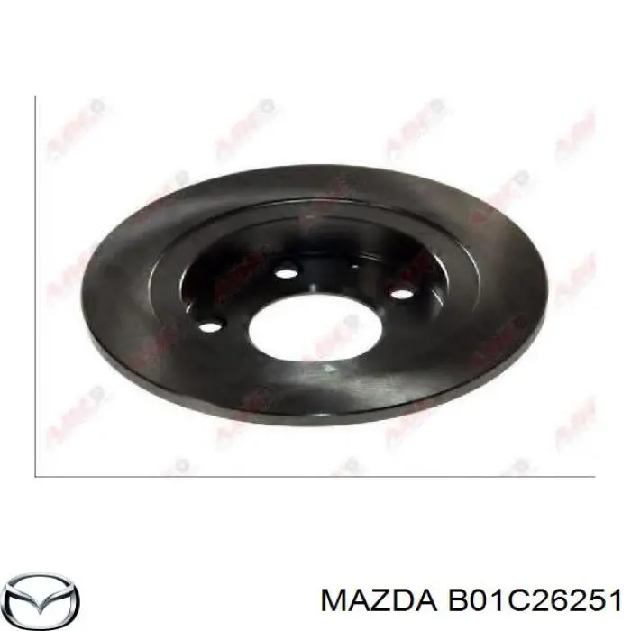 Тормозные диски B01C26251 Mazda