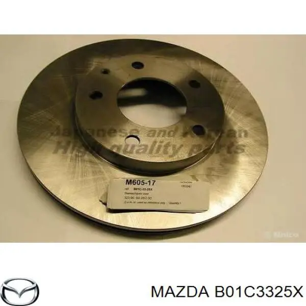 Freno de disco delantero B01C3325X Mazda