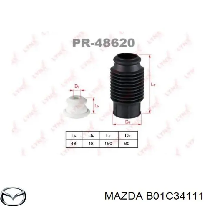 Буфер-отбойник амортизатора переднего Mazda B01C34111 цена, от 12.03 USD