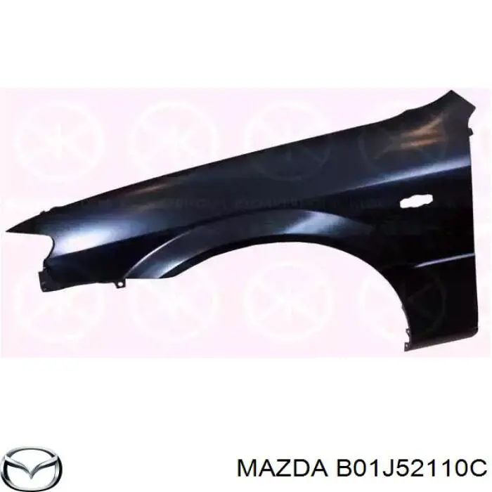 Крыло переднее правое MAZDA B01J52110C