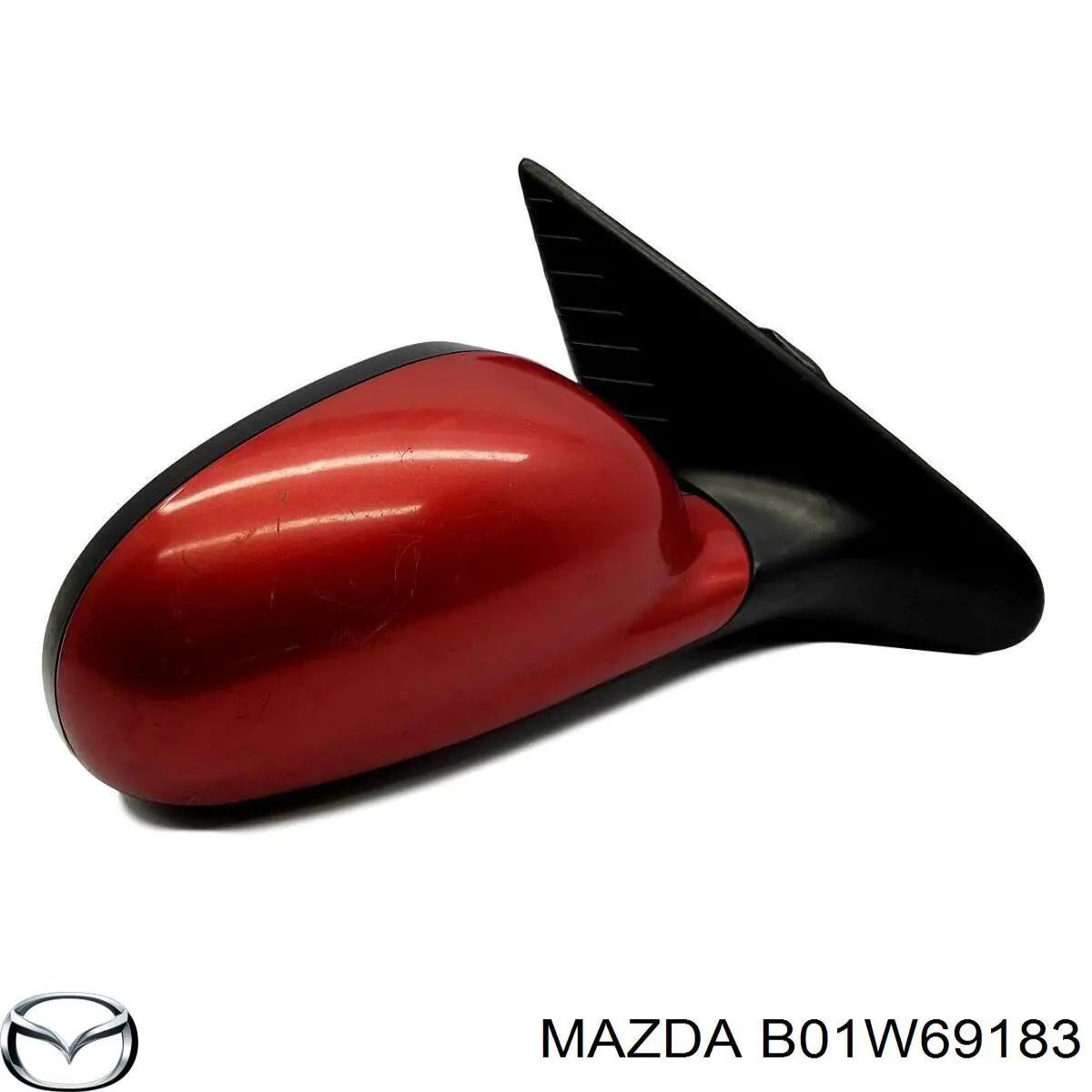 Купить B01W69183 Mazda Стекло зеркала заднего вида, левого