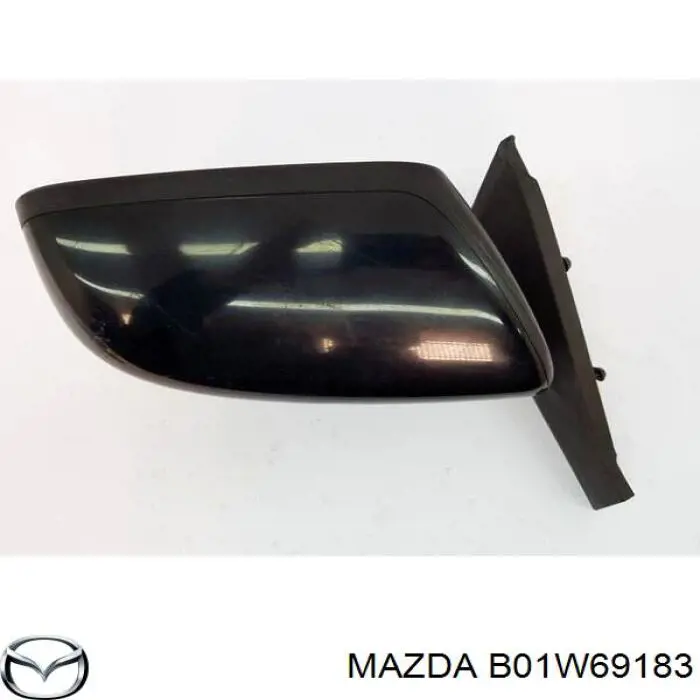 Стекло левого зеркала заднего вида B01W69183 Mazda