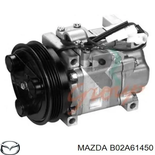 Компрессор кондиционера B02A61450 Mazda