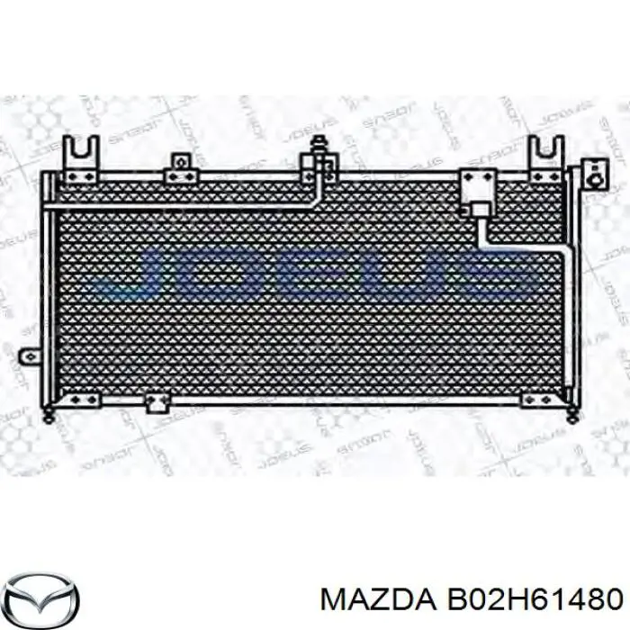 Радиатор кондиционера B02H61480 Mazda