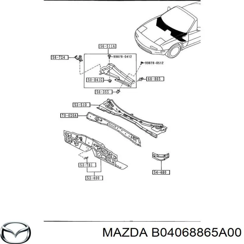  B04068865A Mazda