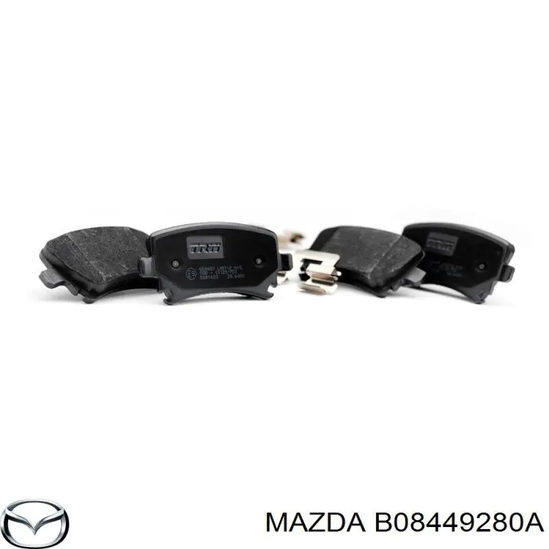 Передние тормозные колодки B08449280A Mazda