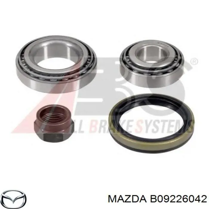 Гайка задней ступицы B09226042 Mazda