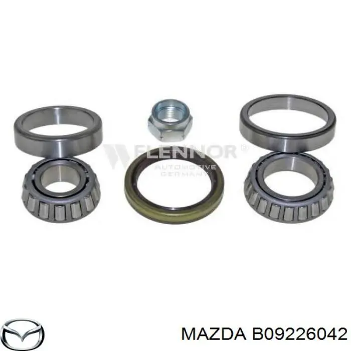 Купить B09226042 Mazda Гайка задней ступицы