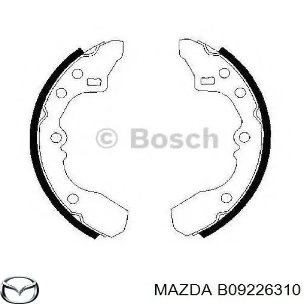B09226310 Mazda задние барабанные колодки