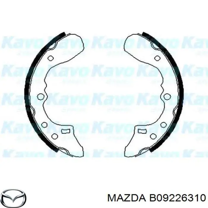 Тормоза рабочие задние ножные и тормозные барабаны Mazda B09226310 цена, от 14.28 USD