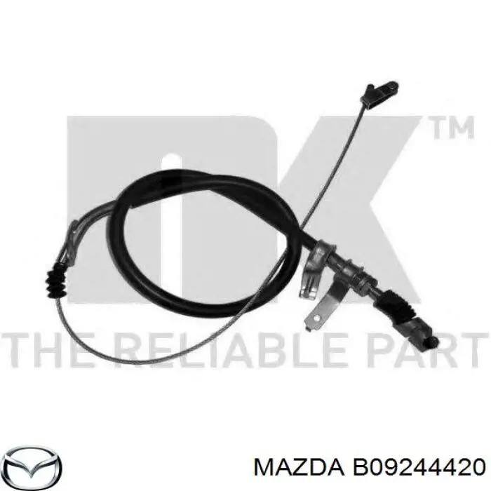B09244420 Mazda Трос ручного тормоза
