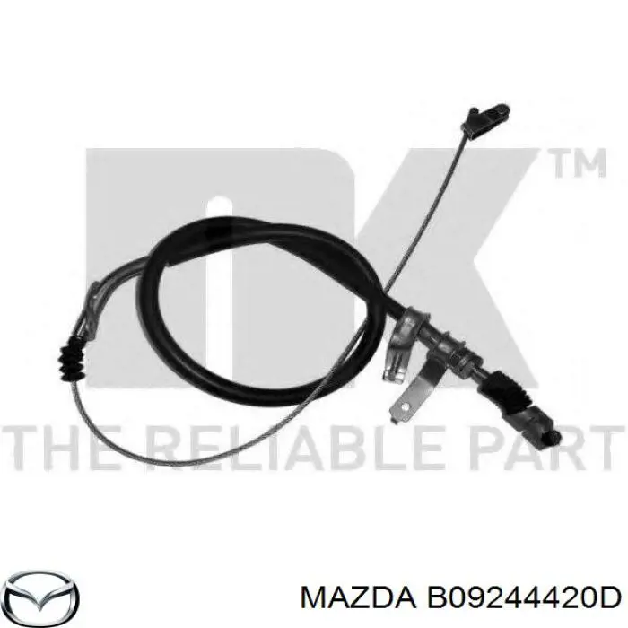 Трос ручника B09244420D Mazda