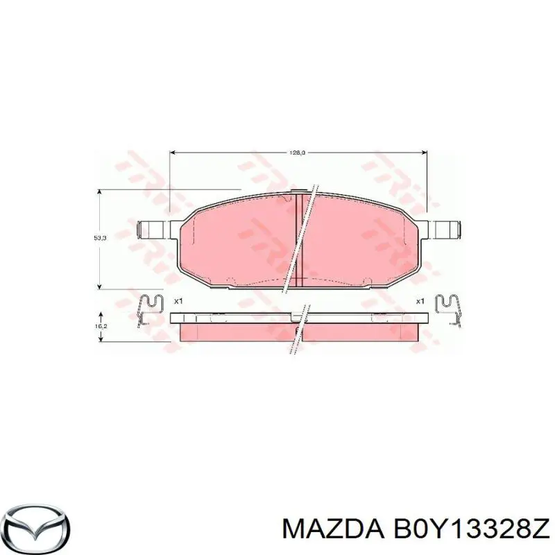 Колодки Mazda B0Y13328Z цена, от 9.81 USD