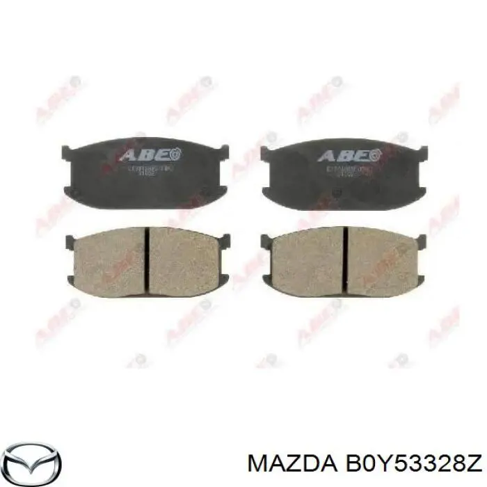 B0Y53328Z Mazda передние тормозные колодки