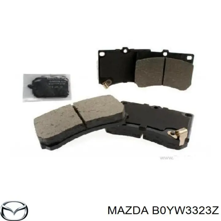 Передние тормозные колодки B0YW3323Z Mazda