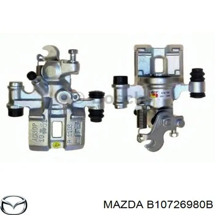 B10726980B Mazda суппорт тормозной задний правый