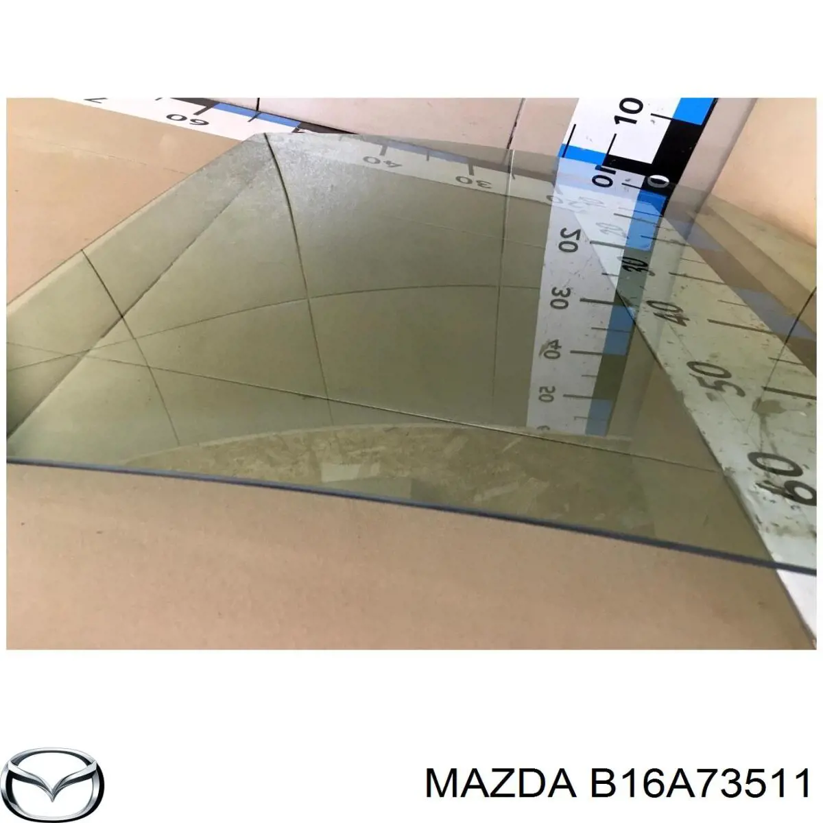 Стекло заднее левое Mazda B16A73511