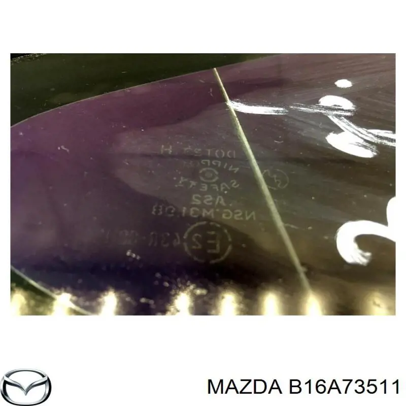 Стекло задней двери, левой Mazda B16A73511 цена, от 156.25 USD