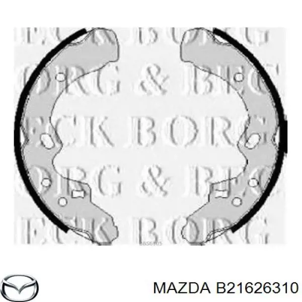 Тормоза рабочие задние ножные и тормозные барабаны Mazda B21626310 цена, от 13.87 USD