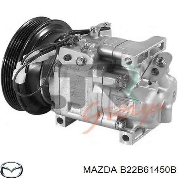 Компрессор кондиционера B22B61450B Mazda