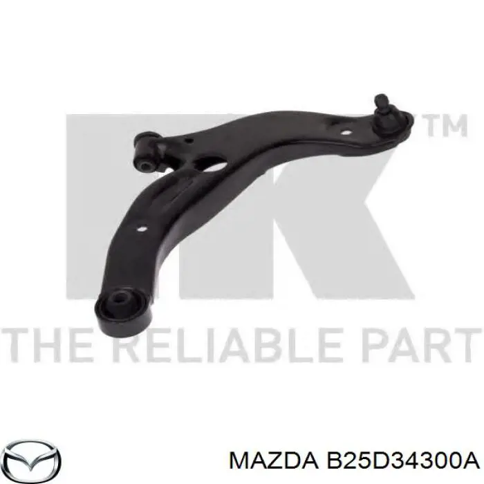 Правый рычаг передней нижней подвески Mazda B25D34300A цена, от 47.54 USD