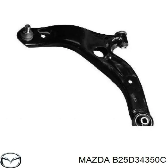 Barra oscilante, suspensión de ruedas delantera, inferior izquierda B25D34350C Mazda