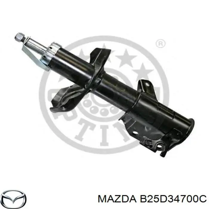 Amortiguador delantero derecho B25D34700C Mazda