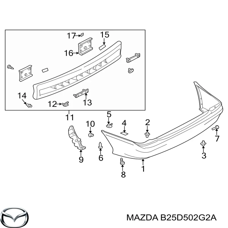  B25D502G2A Mazda