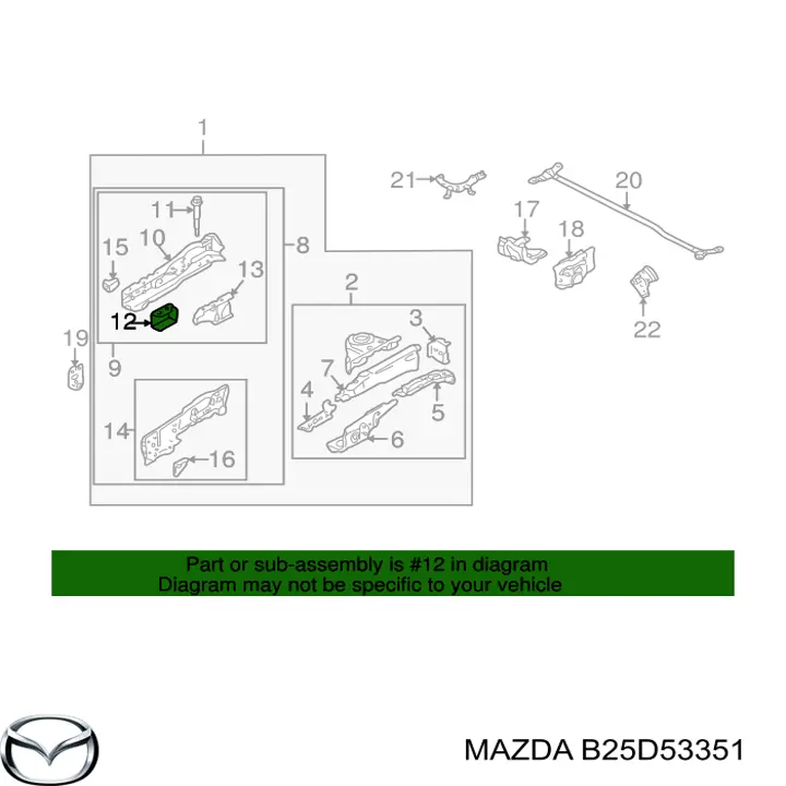  B25D53351 Mazda