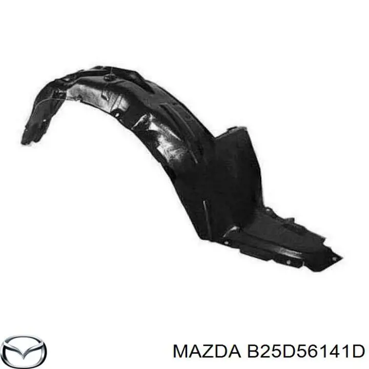 Подкрылок передний левый Мазда Протеже 4 DOOR (Mazda Protege)