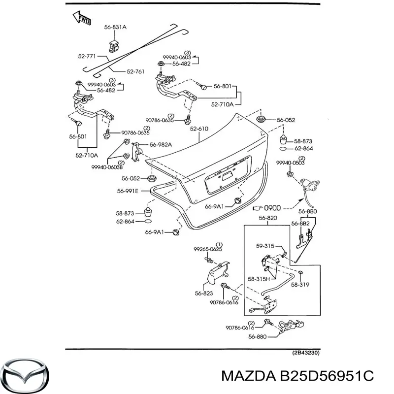  B25D56951C Mazda