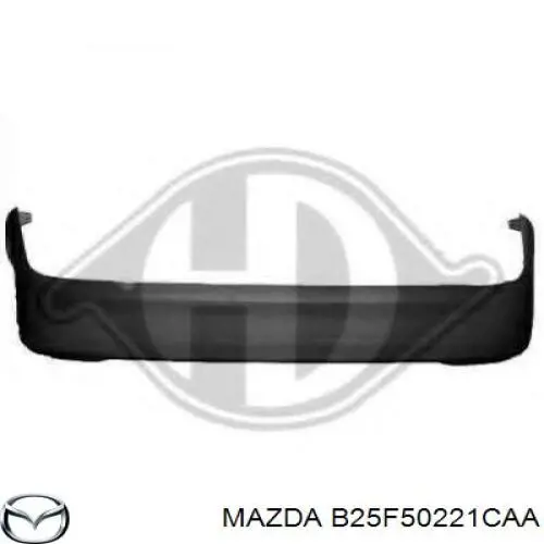 B25F50221CAA Mazda бампер задний