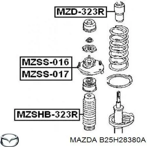  B25H28380A Mazda