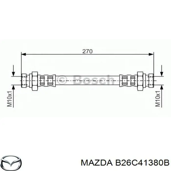 Шланг сцепления комплект Mazda B26C41380B цена, от 5.86 USD