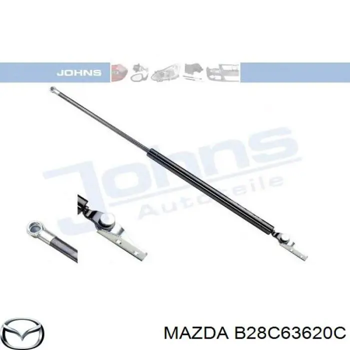 Амортизатор багажника B28C63620C Mazda